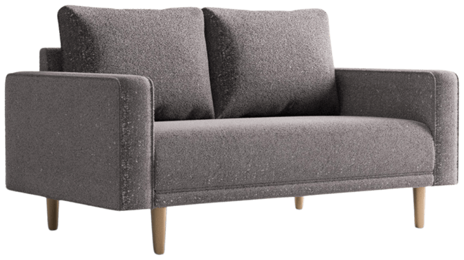 Aurelia 63" Boucle Fabric Loveseat