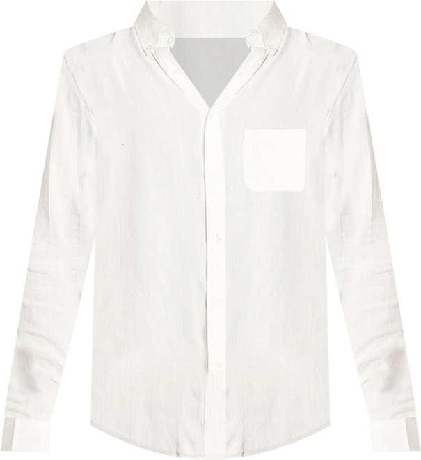 Mens Crete Long Sleeve Button Up Shirt