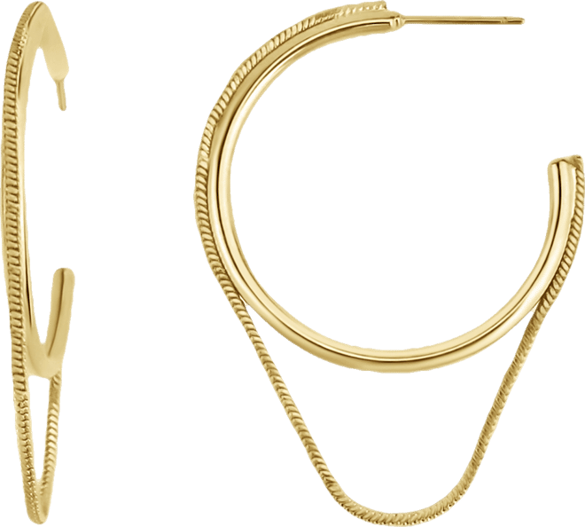 Women's C Hoop Earring