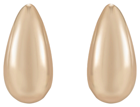 Golden Teardrop 18K Gold Plated Earrings