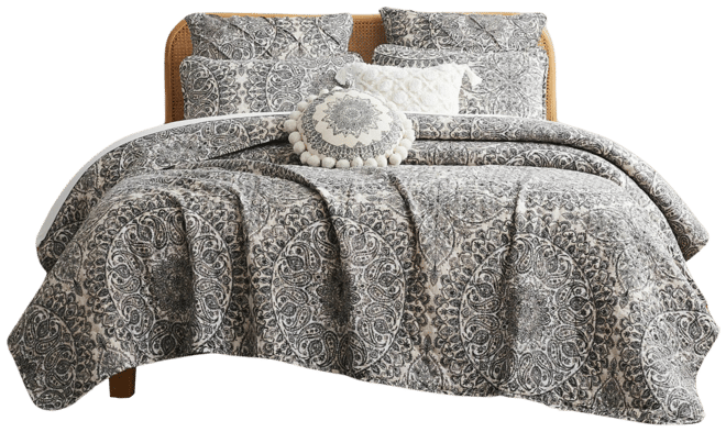 Ashanti 7 Piece Quilt Set, King/California King