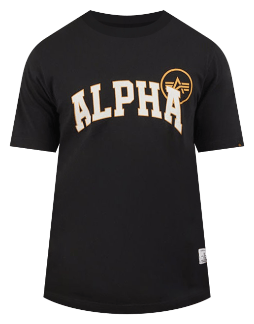 Shop Alpha Industries Essential Tee MTA535001-BLK black