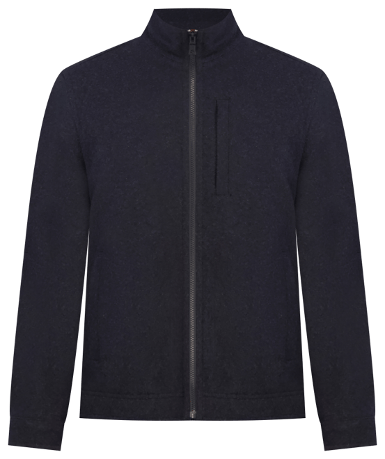 Men's Wool Blend Zip Jacket