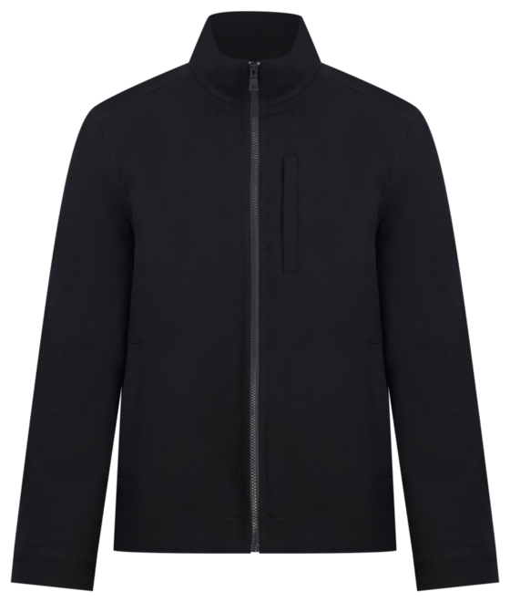 Men's Wool Blend Zip Jacket