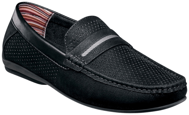 Men's Corby Moccasin Toe Saddle Slip-on Loafer