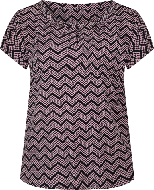 Plus Size Extended Sleeve Top with Grommets