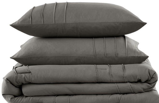 Porter Washed Pleated 3-Pc. Comforter Set, King