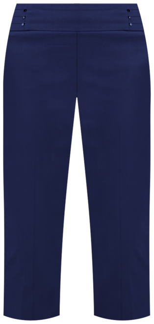 Petite Rivet-Detail Capri Pants