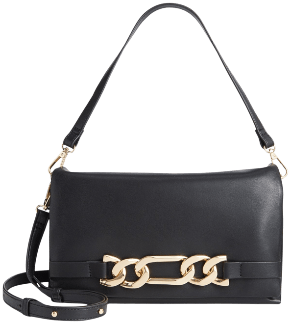 The Signature Bag, Your Clutch Purse Organizer Solution in Vegan, Leather-Like Style and Comfort Mini with Silver Hardware