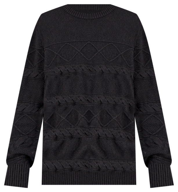 Sun + Stone Men's Cable-Knit Crewneck Sweater, Created for Macy's