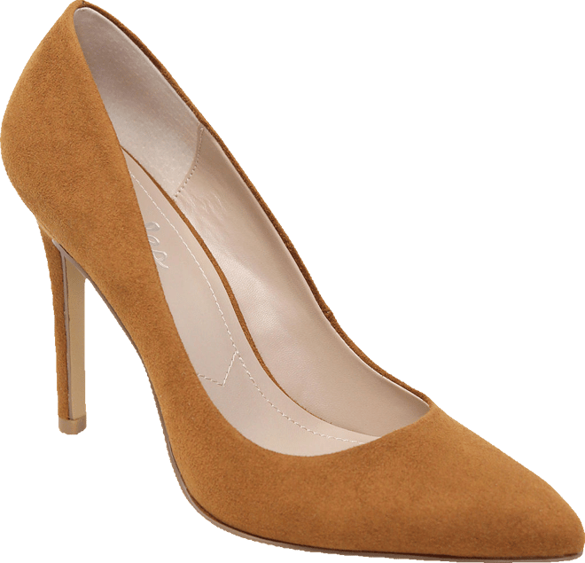 Charles By Charles David Womens Pact Microsuede Pointed Toe Stiletto Heel Pumps Color Amber JCPenney