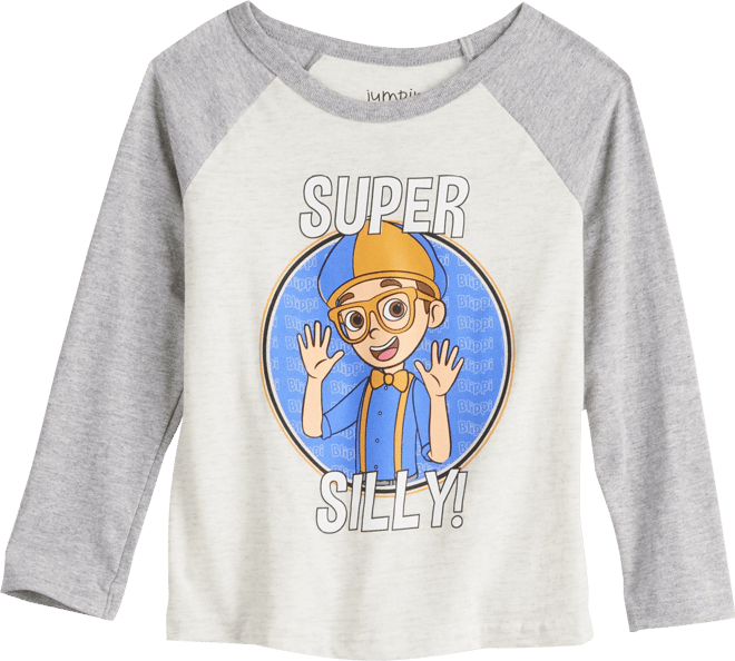 Baby & Toddler Boy Jumping Beans® Blippi Super Silly Raglan Tee