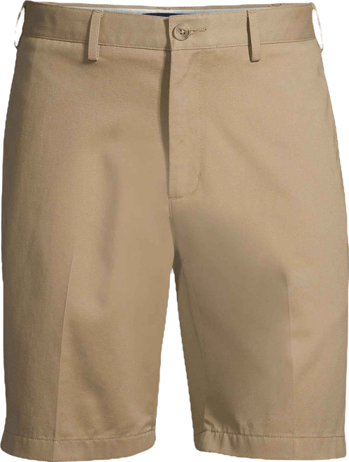 Men's Big & Tall Traditional Fit 9 Inch No Iron Chino Shorts