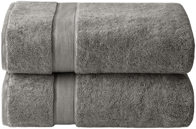 Luxury Zero Twist Cotton 2-Pc. Bath Sheet, 34" x 68"