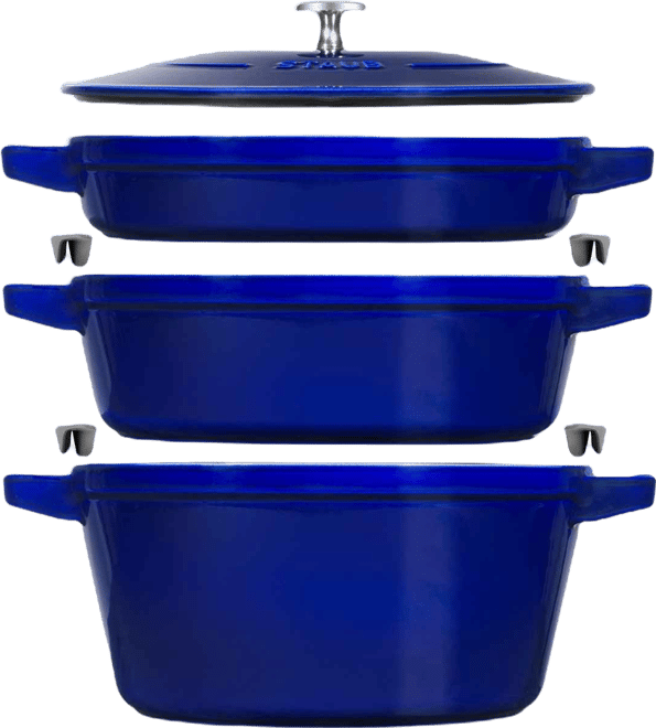 Cast Iron 4-Piece Stackable Set