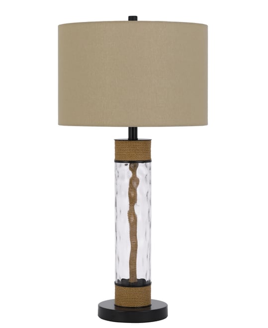Bartow 32" Height Metal and Glass Table Lamp