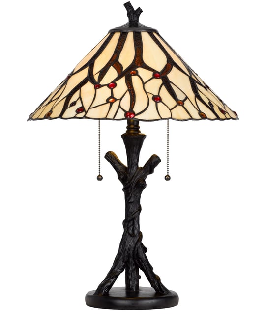 24" Height Metal and Resin Table Lamp