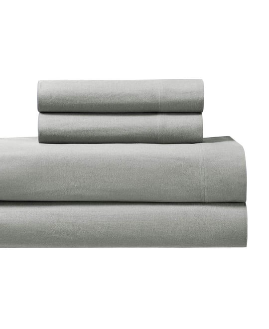 Heavyweight Flannel Sheet 4-Piece Set, Queen
