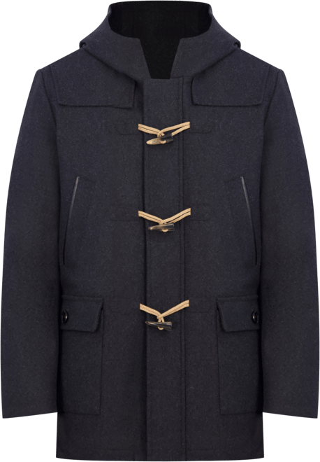 Men's Wool Toggle Coat