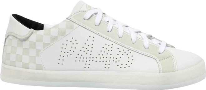 Men's White Logo Sneakers