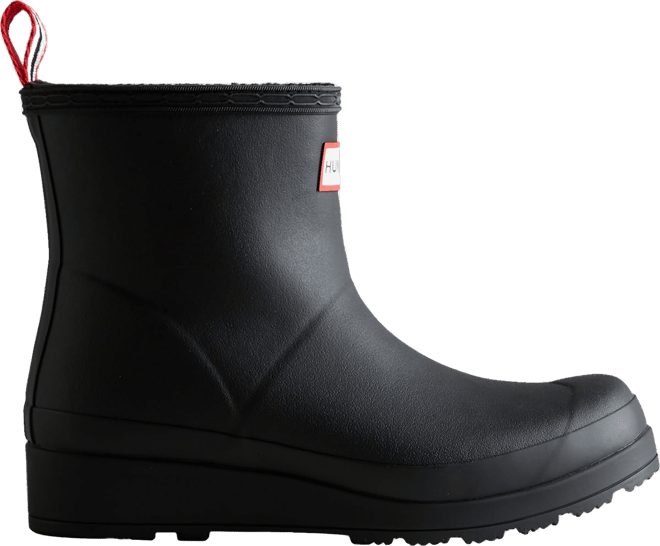 HUNTER Women's Play Vegan Shearling Insulated Short Wellington