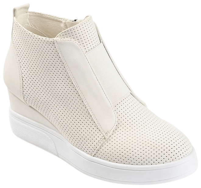 Journee collection clara wedge hot sale sneaker