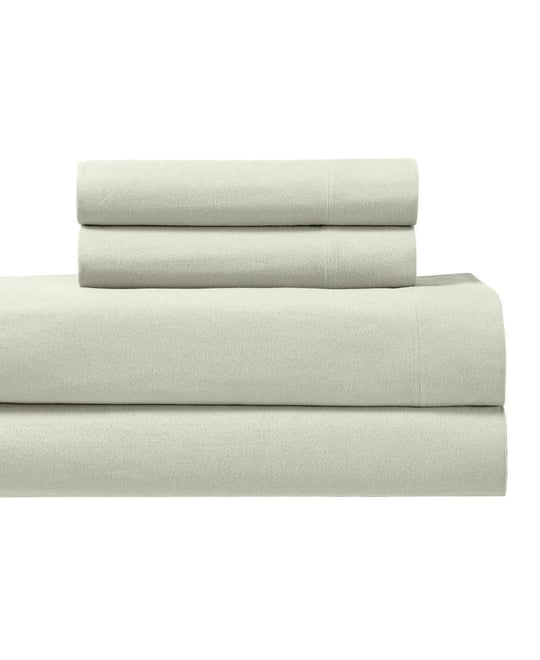 Heavyweight Flannel Sheet 4-Piece Set, Queen
