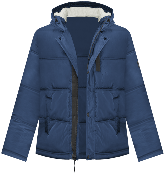 Men's Fleece-Lined Hooded Parka