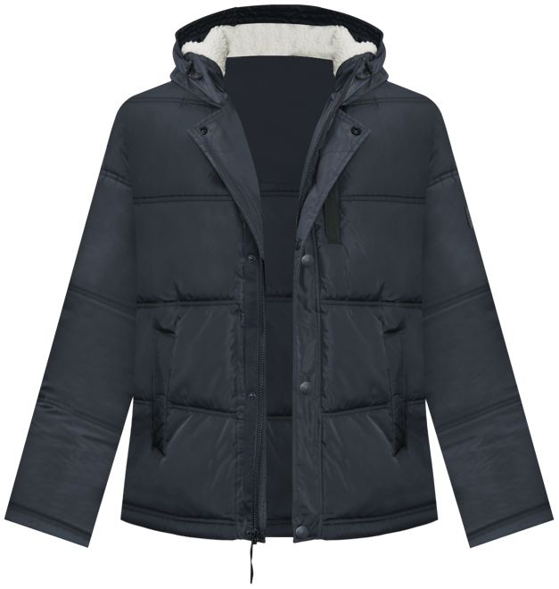 Men's Fleece-Lined Hooded Parka