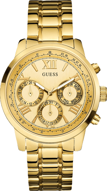 Women's Multi-Function Gold-Tone Stainless Steel Watch 42mm