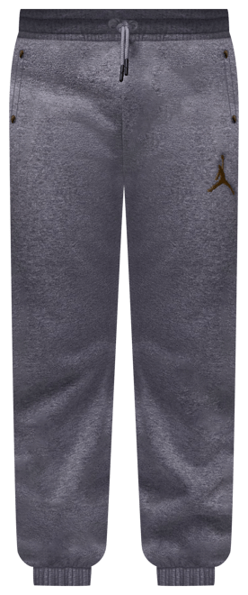 Jordan Take Flight Black and Gold Fleece Pants Big Kids Pants