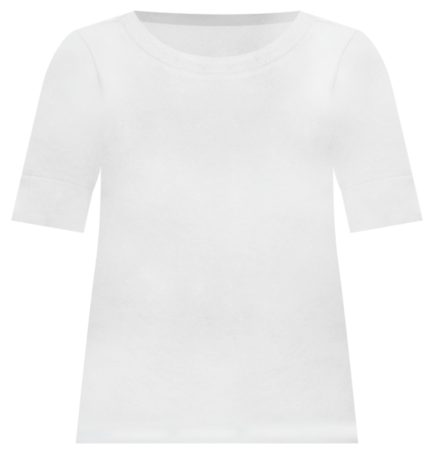 Petite Cotton Elbow-Sleeve Boat-Neck Top, Exclusively at Macy's