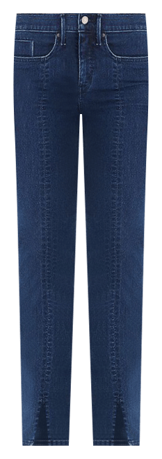 Cuddl Duds Softwear Stretch Wide Leg Pants-Blue Patchwork-1X-A346856-NEW