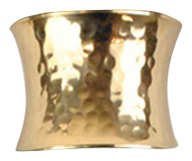 Hammered Napkin Ring, Set of 12