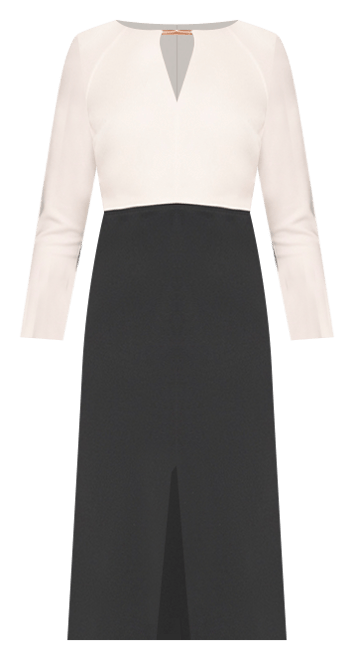 Women's Keyhole-Neck Sheath Dress