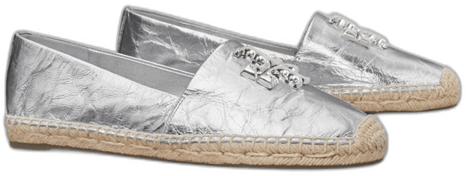 Tory burch silver on sale espadrilles