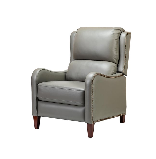 Leather Pushback Recliner chair with Adjustable Backrest for Livingroom