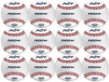 Rawlings R100 College/High School Game Baseballs – 12 Pack