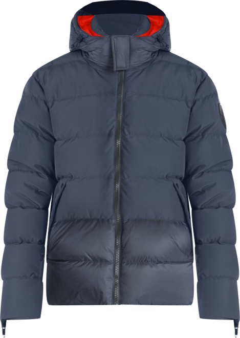 Men's Valby Quilted Mixed Media Puffer Jacket