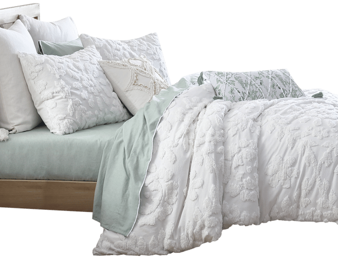 works Chenille Laurel 3-Pc Comforter Set, Full/Queen
