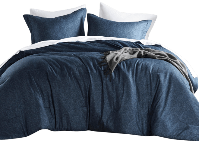 Camden Chambray Print 3-Pc. Comforter Set, King/California King