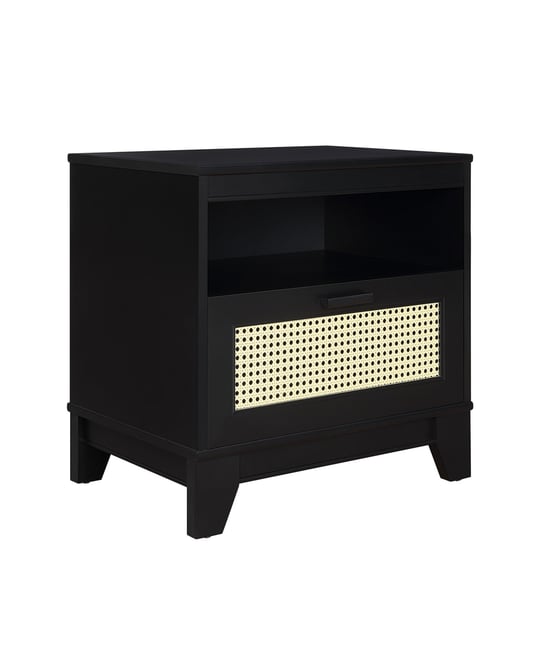 Sheridan 21.63" 1-Drawer Cane Nightstand