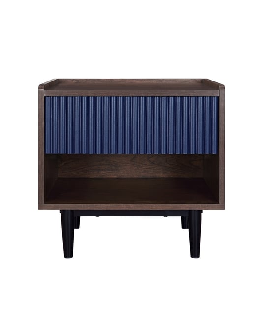 Duane 20.23" Ribbed 1-Drawer Nightstand