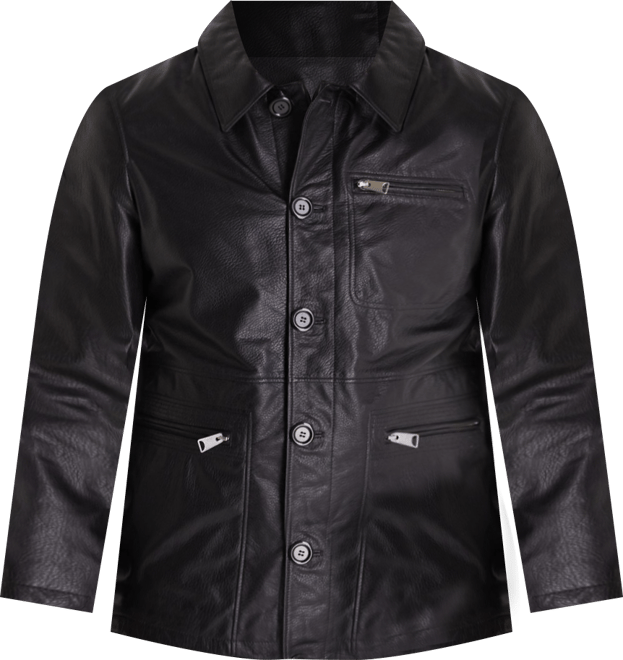 Men's Safari Coat, Black