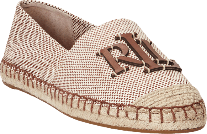 Lauren Ralph Lauren Women's Cameron Logo Slip-On Espadrille Flats