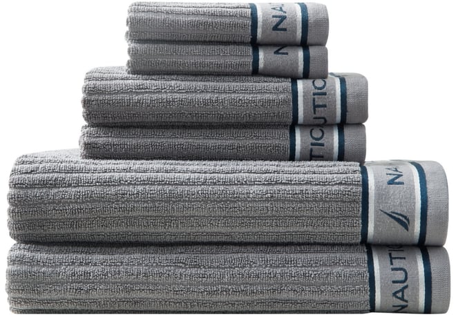 Signature Solid Cotton Terry 6 Piece Towel Set