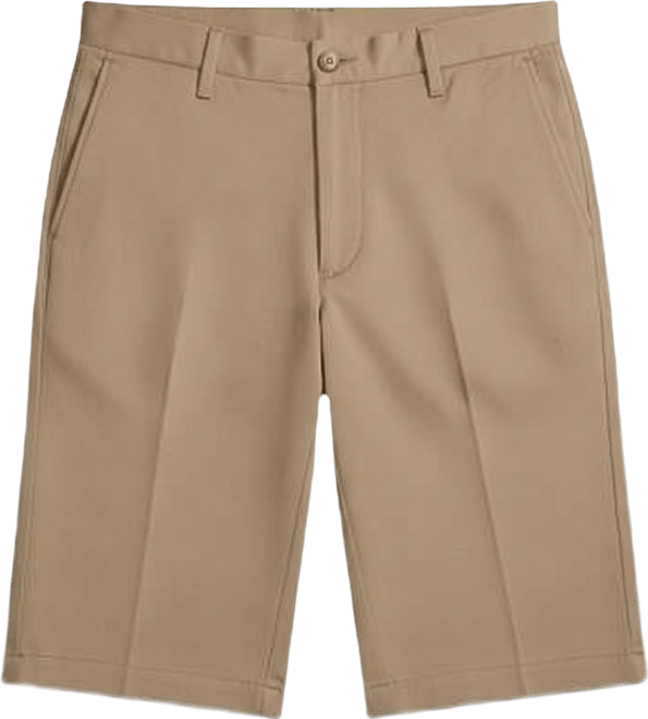 Big & Tall No Iron 9" Plain Front Chino Short