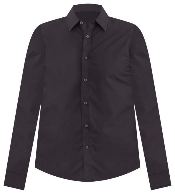 Men's Regular Fit Wrinkle-Free Black Stone Button Up Shirt