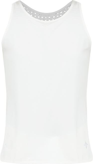 White Cane Ellen Racerback Tank