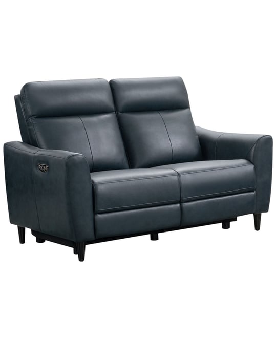 Tanya 62" Leather Power Reclining Loveseat with Power Headrest